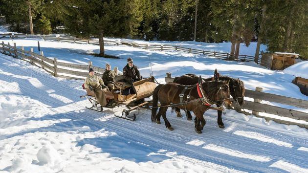 Kutschenfahrt auf Gsieser Alm