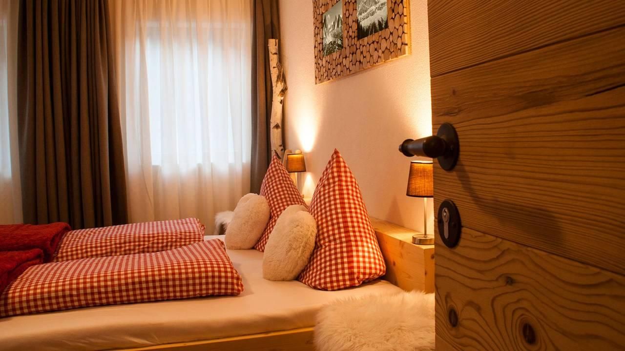 Schlafzimmer Ferienwohnugn Preindlerhof